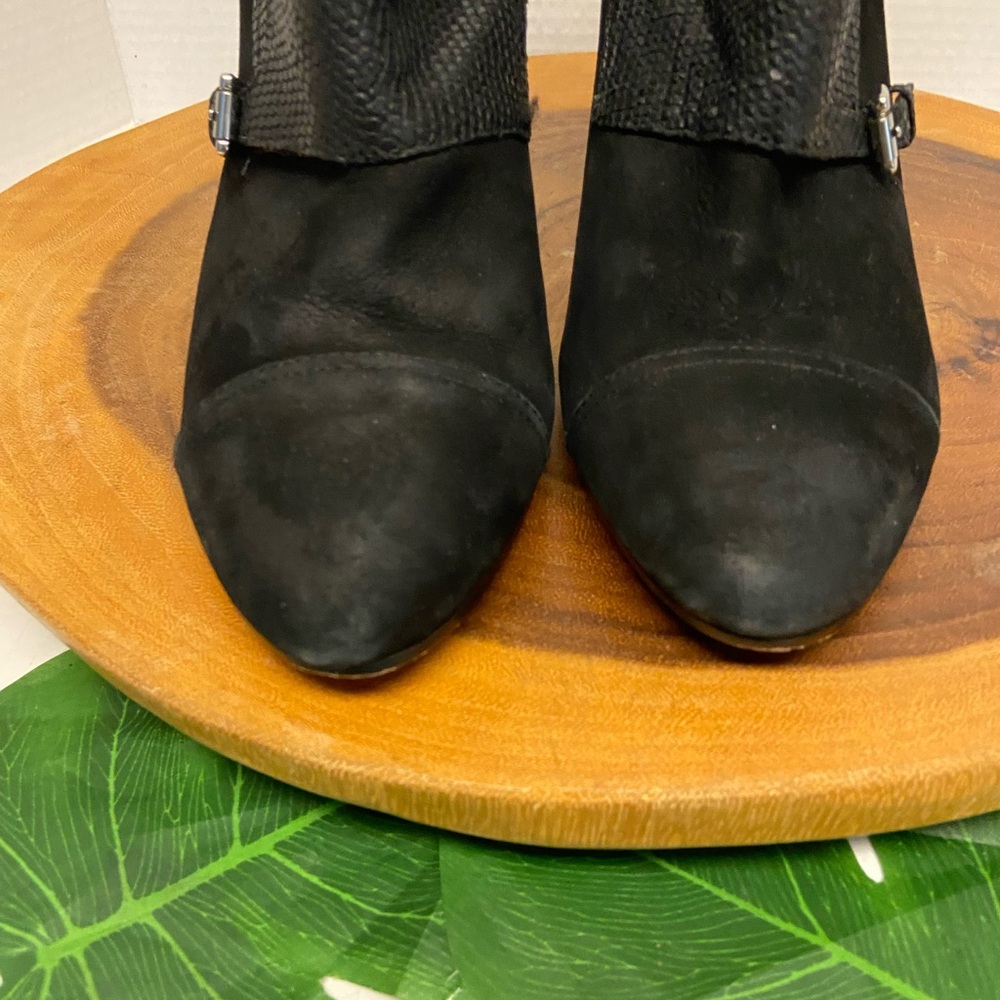 COACH TINA Leather Stiletto Heel Ankle boots - Picture 5 of 9